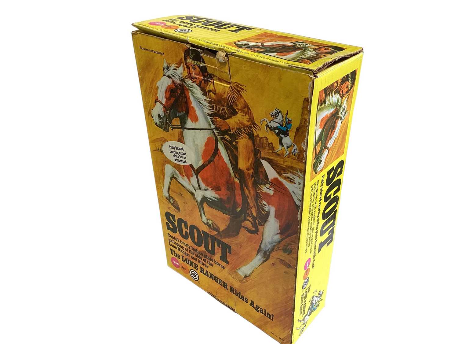 Marx Toys (c1973) The Lone Ranger Rides Again Scout, Tonto's trusty Indian Pinto horse, with accesso