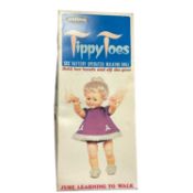 Palitoy (c1968) 21" Tippy Toes battery operated (not tested) vinyl doll, in original box (10