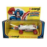 Corgi (c1978) diecast Captain America Jetmobile, in window box No.263 (1)