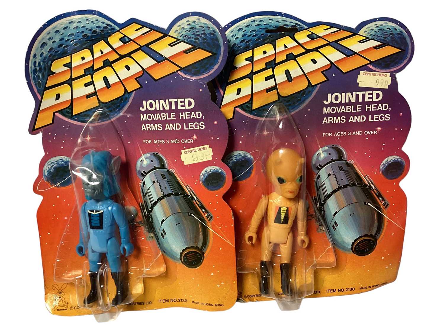 Tomland Industries (c1982) Space People (Adaptions of 1977 Star Raiders Zhor, Ridal, Tago, Oov, Ah & - Image 4 of 4