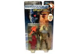 Kenner (c1993) Terminator 2 White Hot T-1000 5 1/2" action figure, on card with bubblepack No.60204