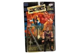 Mattel (c1993) Last Action Hero Stunt Figure Skull Attack Jack, on card with bubblepack No.10668 (1)
