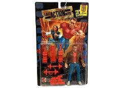 Mattel (c1993) Last Action Hero Stunt Figure Dynamite Jack Slater, on card with bubblepack No.10669