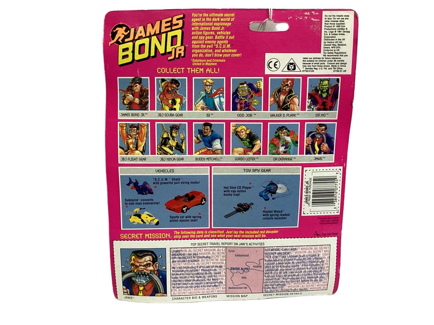 Hasbro (c1991) James Bond JR action figures including James Bond JR No.7751 & Jaws No.7755, both on - Image 3 of 6