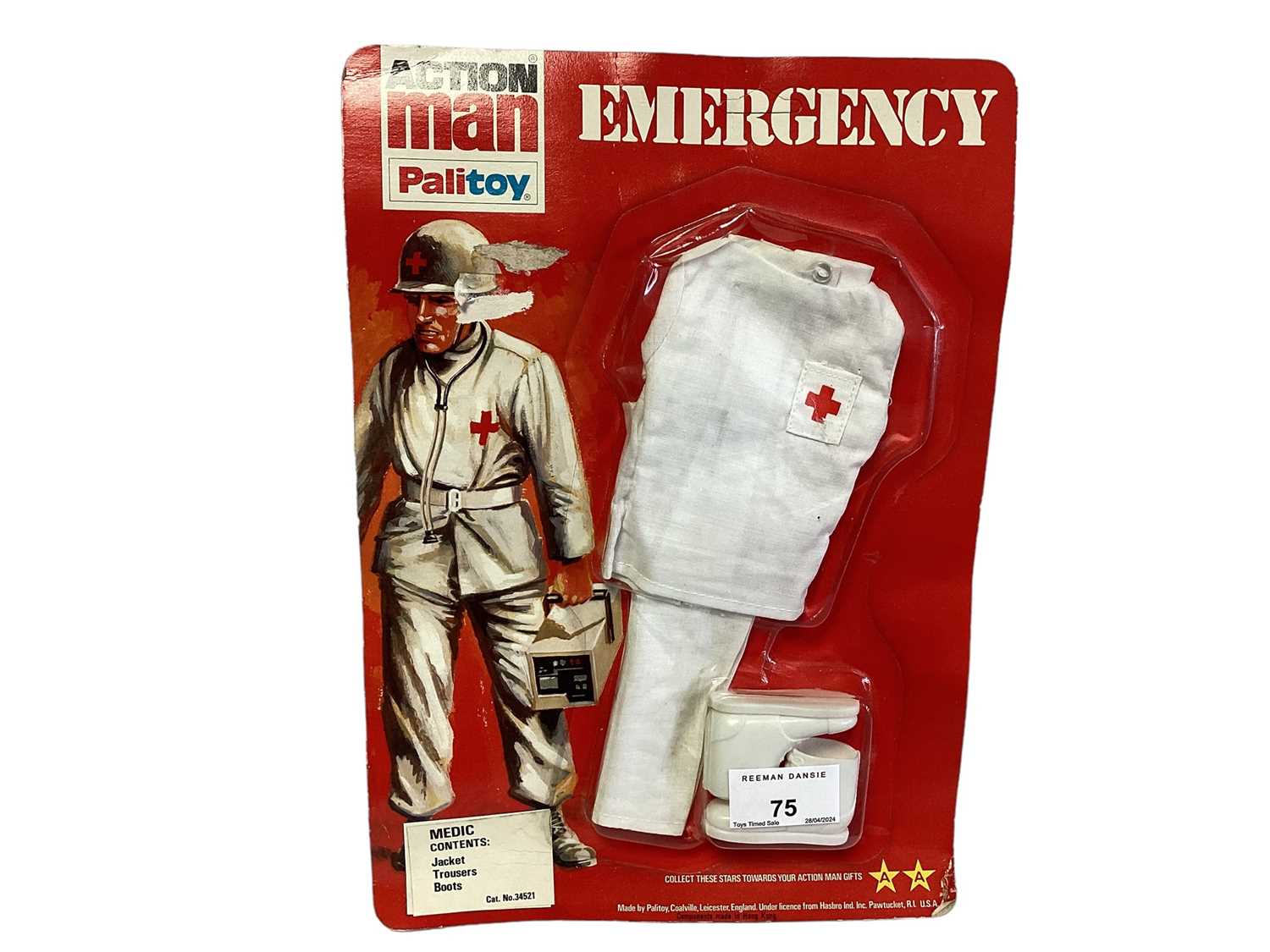 Palitoy Action Man Emergency Medics & High Rescue Outfits, on card with bubblepack No.34520, 34521 & - Image 2 of 3