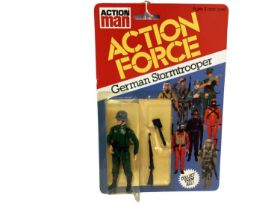 Palitoy Action Man Action Force Series 1 German Stormtrooper, on card with blister pack (1)