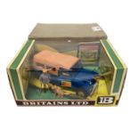 Britains diecast Farm Land Rover, in window box with sleeve No.9576 (1)