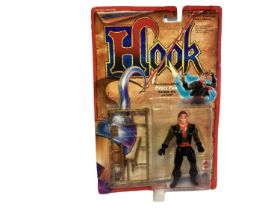 Mattel (c1991) Hook Swashbuckling 5" action figure Peter Pan, on card with bubblepack No.2849 (1)