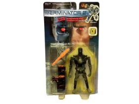Kenner (c1993) Terminator 2 Endoglow Terminator 5 1/2" action figure, on card with bubblepack No.60