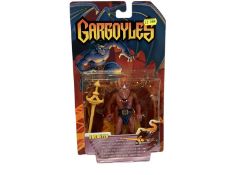 Kenner Giochi Preziosi (c1995) Gargoyles Brooklyn action figure, on card with bubblepack (1)