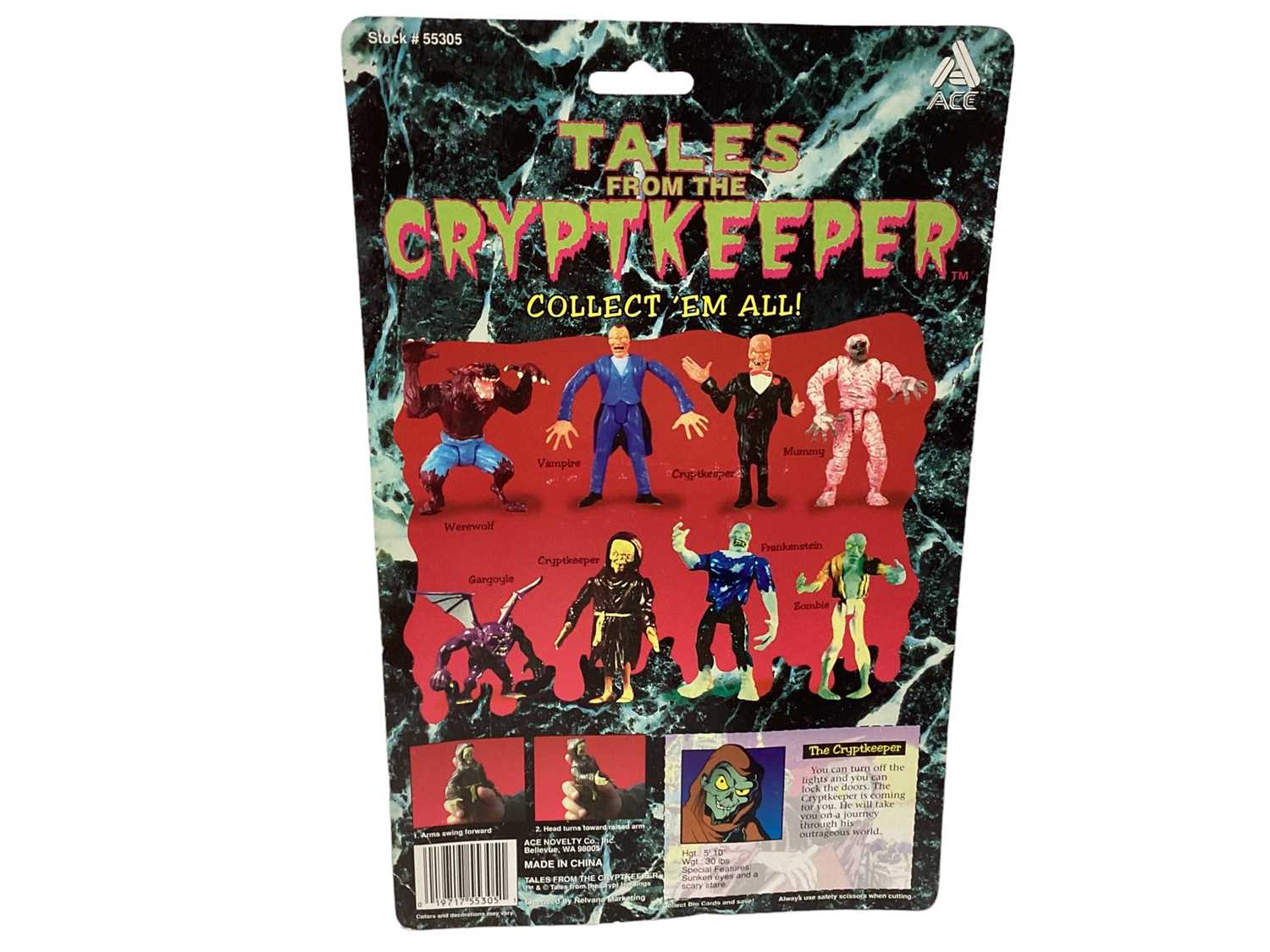 Ace Novelty Tales from the Cryptkeeper 5" action figures including Frankenstein, The Cryptkeeper, Th - Image 6 of 12