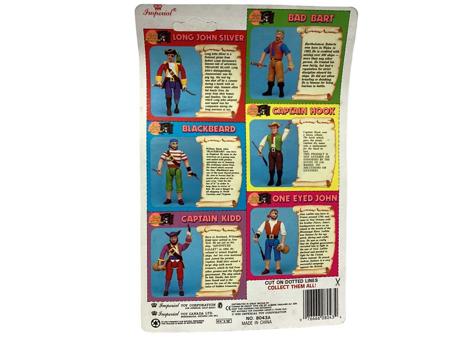 Imperial Series II Pirates of the High Seas including Captain Blood No.8043H, Captain Cutlass No.804 - Image 2 of 6