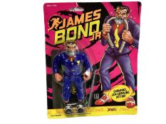 Hasbro (c1991) James Bond JR action figures including James Bond JR No.7751 & Jaws No.7755, both on
