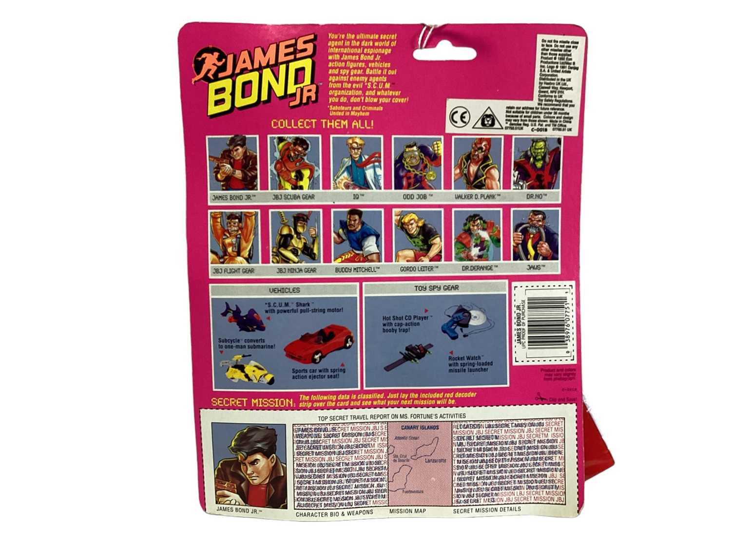 Hasbro (c1991) James Bond JR action figures including James Bond JR No.7751 & Jaws No.7755, both on - Image 6 of 6