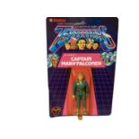 Bandai (c1983) Gerry Anderson & Christopher Burrs Terrahawks action figures including Captain Mary F