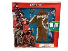 Polistil (c1975) Hasbro GI Joe Action Team David Crockett Outfit, in frame window box No.44 (1)