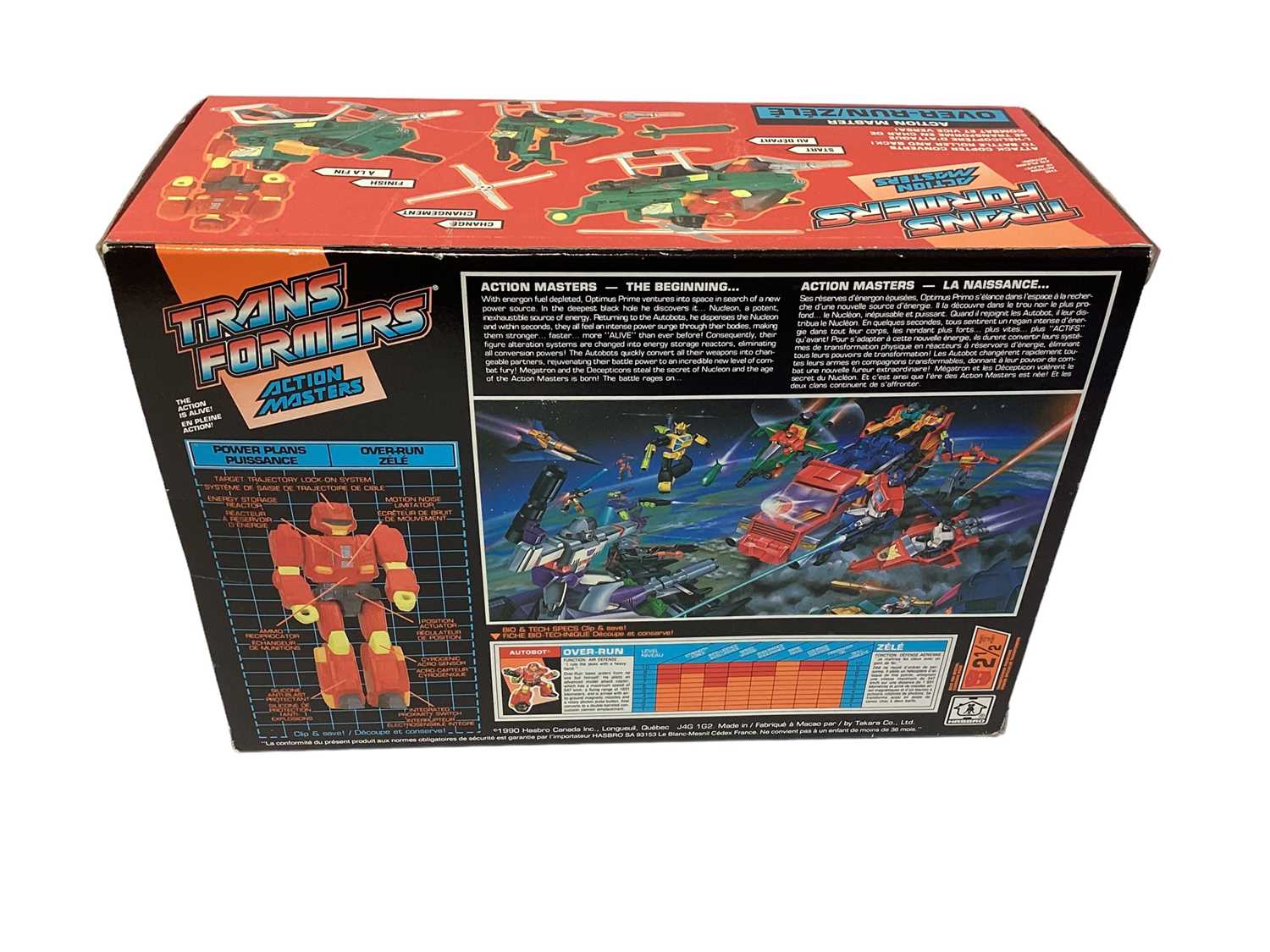 Hasbro (c1990) Transformers Action Masters Axer (Alternate Mode;Off-Road Cycle/Pom-Pom Cannon) Decep - Image 6 of 6