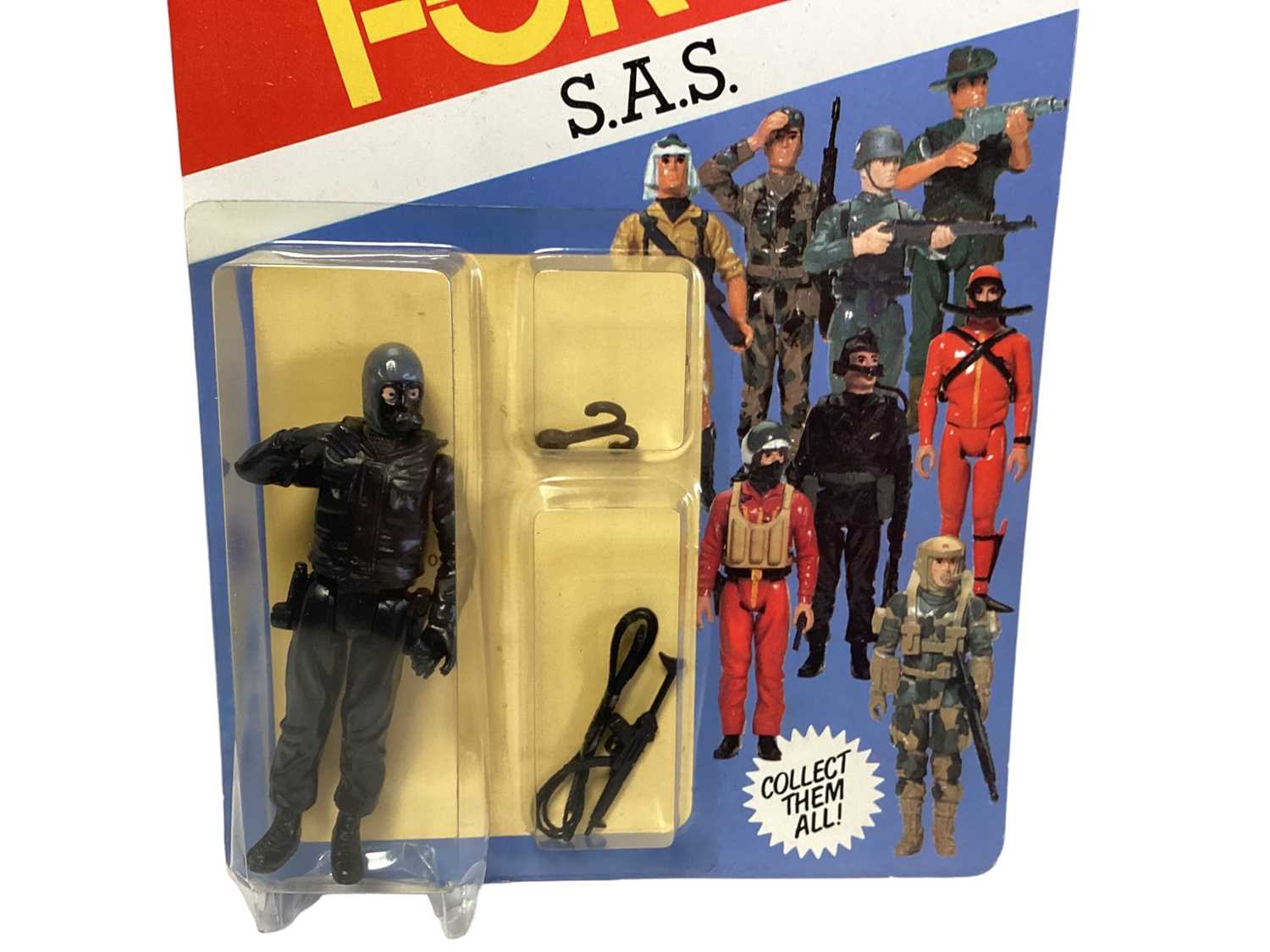 Palitoy Action Man Action Force Series 1 S.A.S, on card with blister pack (1) - Image 2 of 3