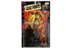 Mattel (c1993) Last Action Hero Stunt Figure Axe Swinging Ripper, on card with bubblepack No.10670 (