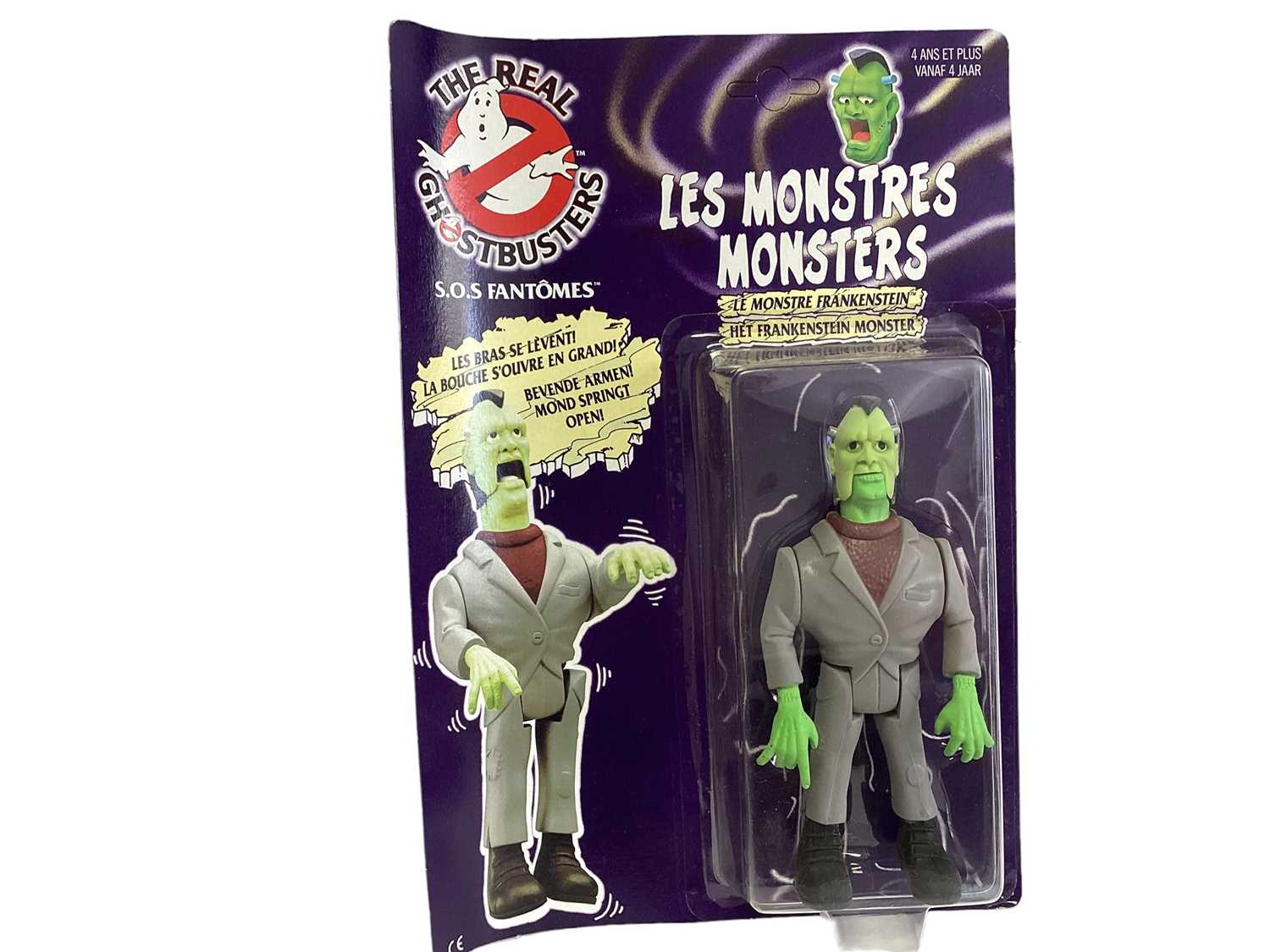 Kenner (1986-1991) The Real Ghostbusters Monsters (French/Dutch Version) Frankenstein, on card (curl