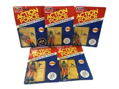 Palitoy Action Man Action Force Space Force Trade Box with Space Pilot (x5) & Space Security Trooper