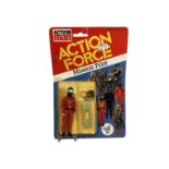 Palitoy Action Man Action Force Series 1 Mission Pilot, on card with blister pack (1)