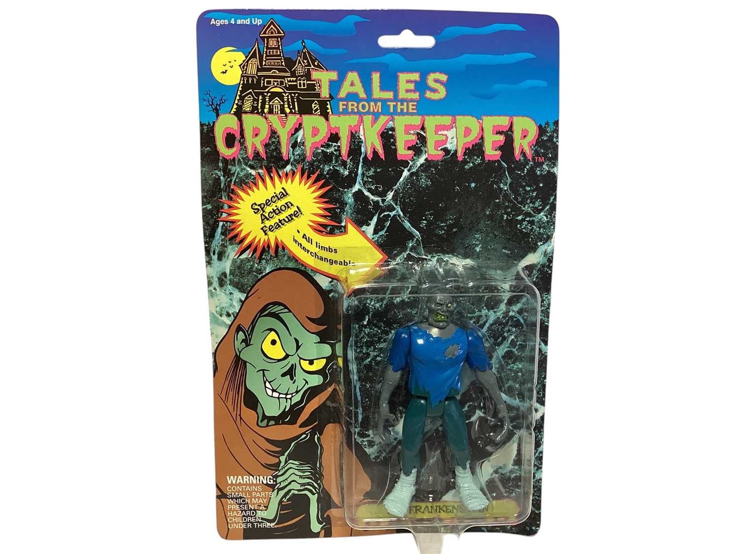 Ace Novelty Tales from the Cryptkeeper 5" action figures including Frankenstein, The Cryptkeeper, Th