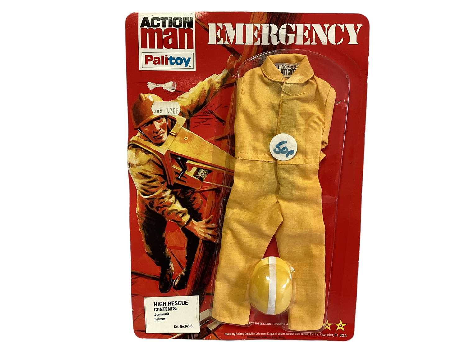 Palitoy Action Man Emergency Medics & High Rescue Outfits, on card with bubblepack No.34520, 34521 & - Image 3 of 3