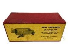 Britains Army Ambulance with Driver and Wounded Man on stretcher, No.1512 & Army Lorry (Cab Door Loo
