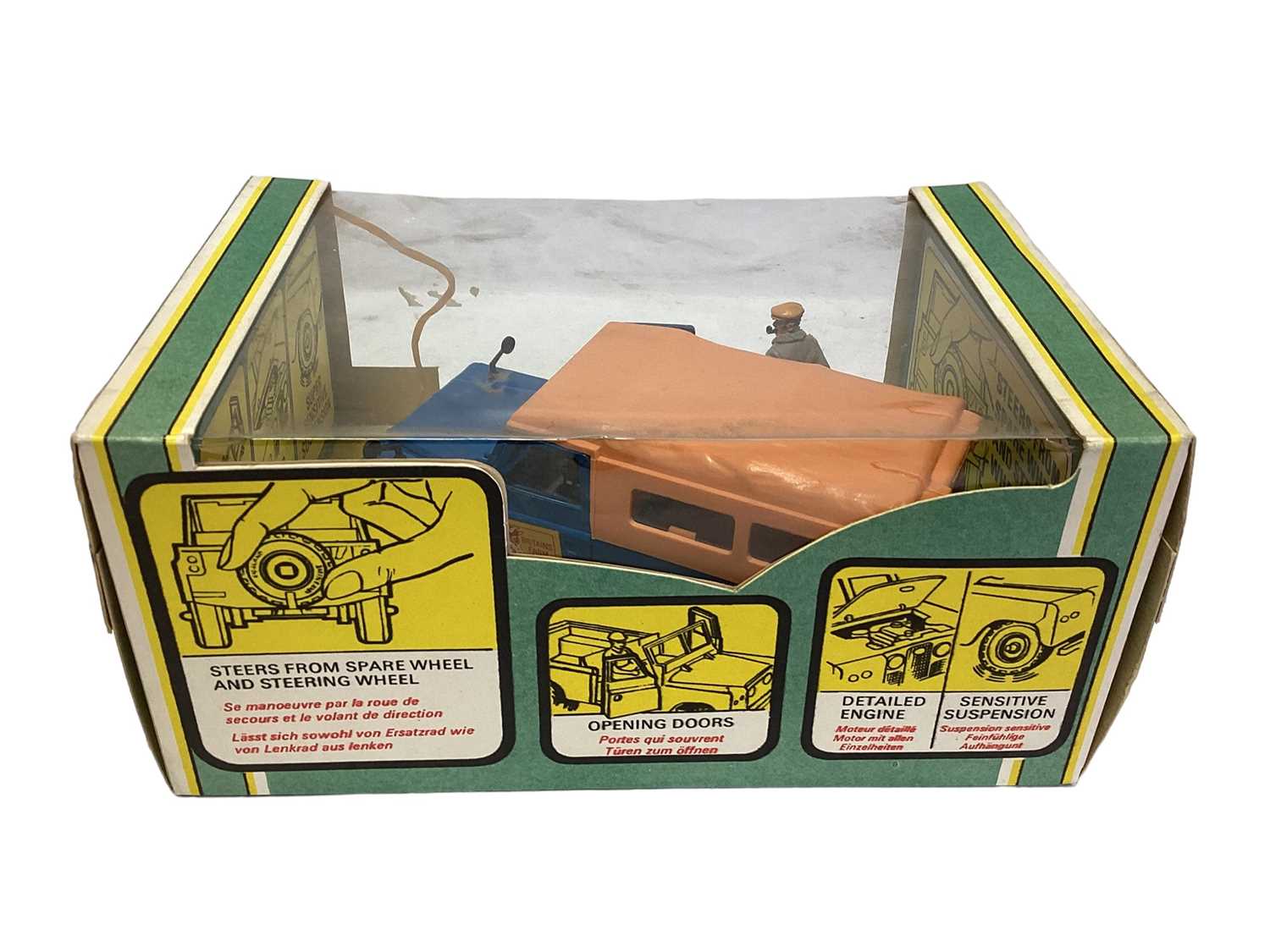 Britains diecast Farm Land Rover, in window box with sleeve No.9576 (1) - Image 2 of 2