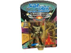 Playmates Ban Dai (c1993) Star Trek The Next Generation action figures including Data, Deanna Troi,