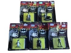 ERTL DC Comics Super Heroes & The Animated Series Batman Characters & Batman Returns, on card with b