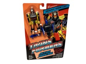 Hasbro (c1990) Transformers Action Masters Jackpot (Alternate Mode;Sights convert from Falcon/Photon