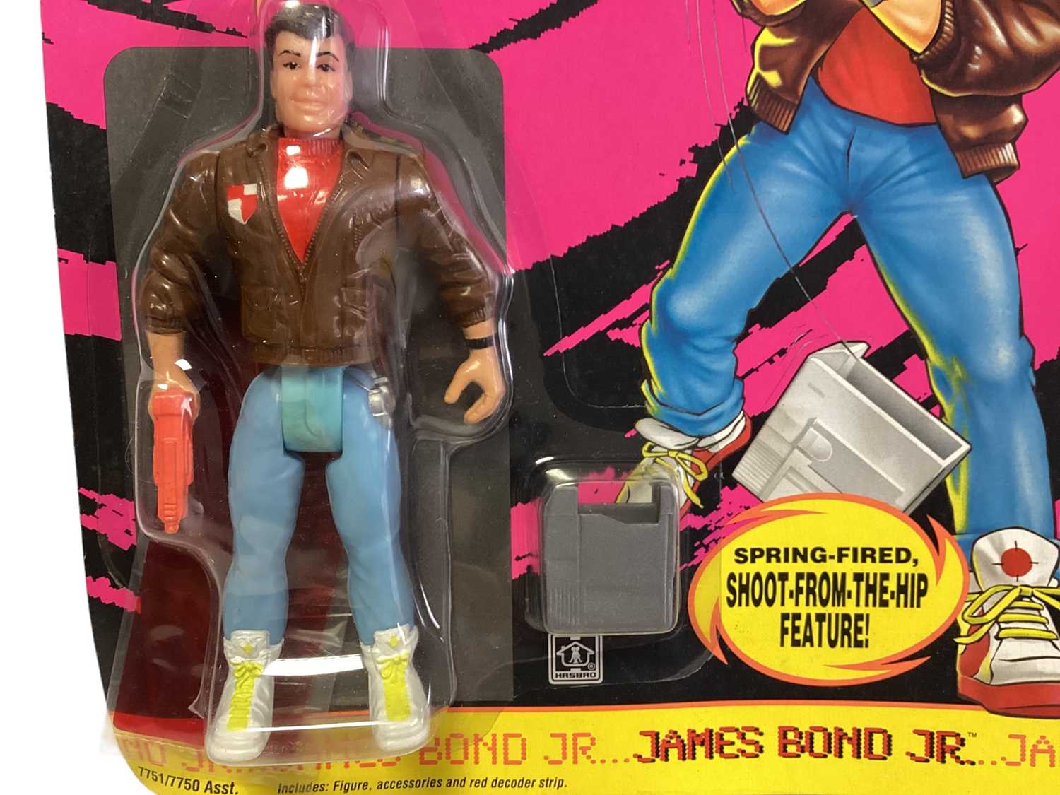 Hasbro (c1991) James Bond JR action figures including James Bond JR No.7751 & Jaws No.7755, both on - Image 5 of 6