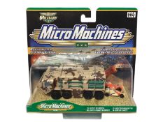 Hasbro (c2000) Military Micro Machines including Rapid Attack Artic Assault No.97309 (x3) & Desert D
