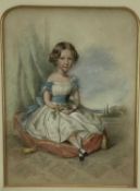 William Keighley Briggs (act 1849-1860) pastel portrait