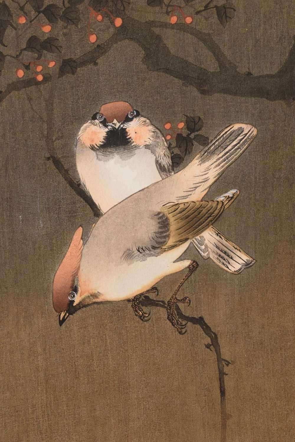 Ohara Koson (1877-1945), two Japanese woodblock prints of birds - Image 4 of 6