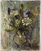 Annelise Firth (b.1961) oil on canvas - Still life, signed and dated 2024 verso, 46cm x 36cm, unfram