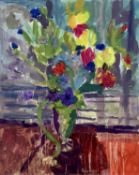 Annelise Firth (b.1961) oil on board - Still Life, signed and dated 2023 verso, 50cm x 40cm, unframe