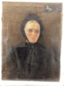 Brandenberg German School, late 19th Century oil portrait of Anna Katherina Herrman