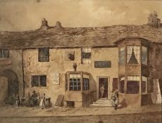 A.McArthur, pair of watercolours depicting Bradford Taverns