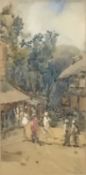 Early 20th century Orientalist watercolour, signed GUY
