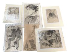 William James Urquhart (c1860-1905) group of illustrations on paper, various sizes, some inscribed a