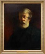 George Paul Chalmers (1833-1878) oil on canvas - Portrait of John Moinet, Third Manager of the Caled