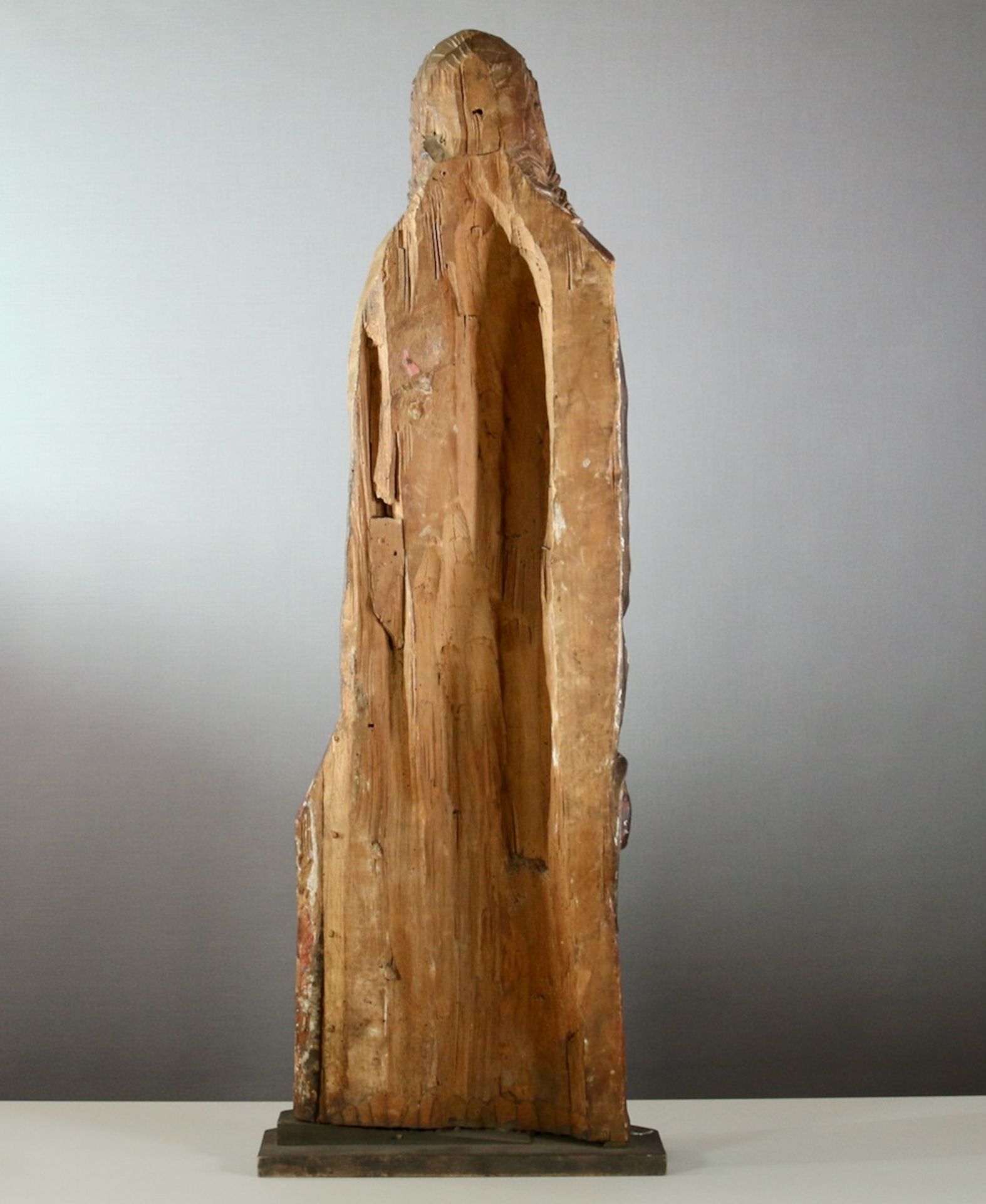gotische Holzskulptur - Bild 2 aus 5