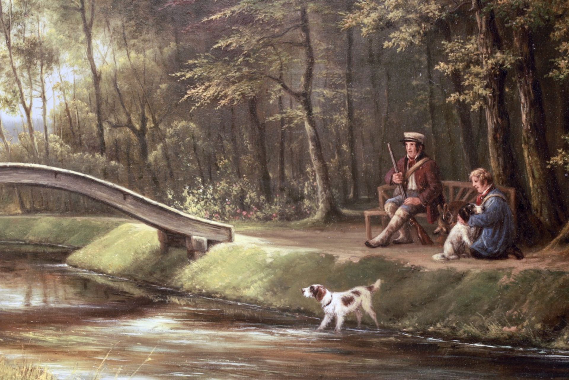 Romantische Landschaftsmalerei, 1. Hälfte 19. Jh. - Bild 2 aus 3