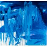 Ronald Kodritsch, Geist violett, Geist mit Eis (Blau abstrakt), Bär und Frau (3 Werke)