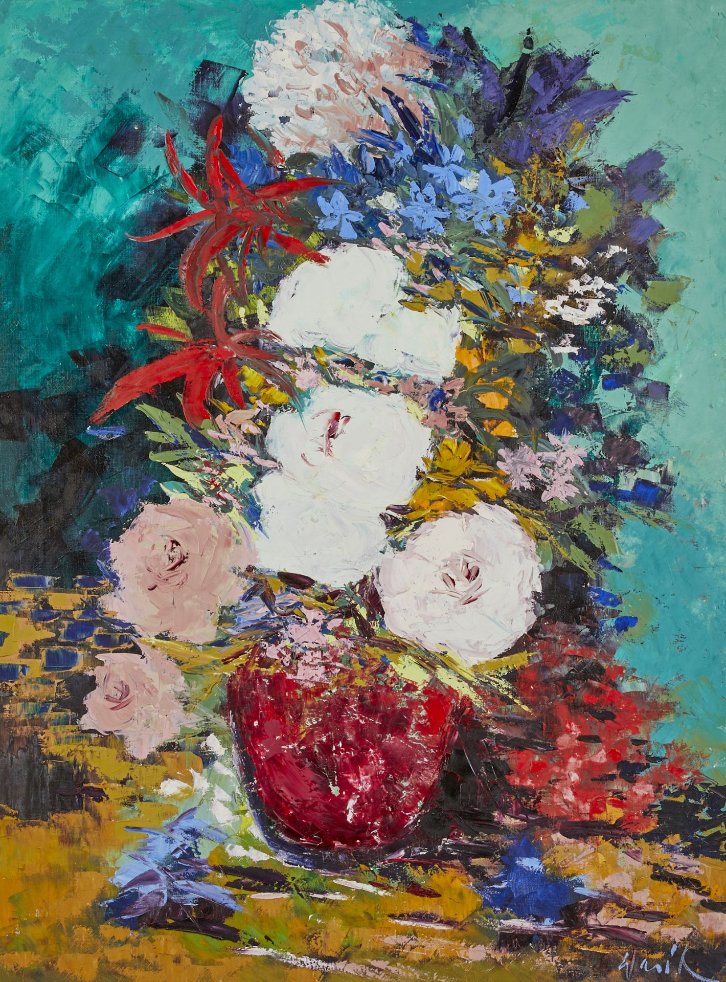 Warik Wheatley Still Life Oil Painting