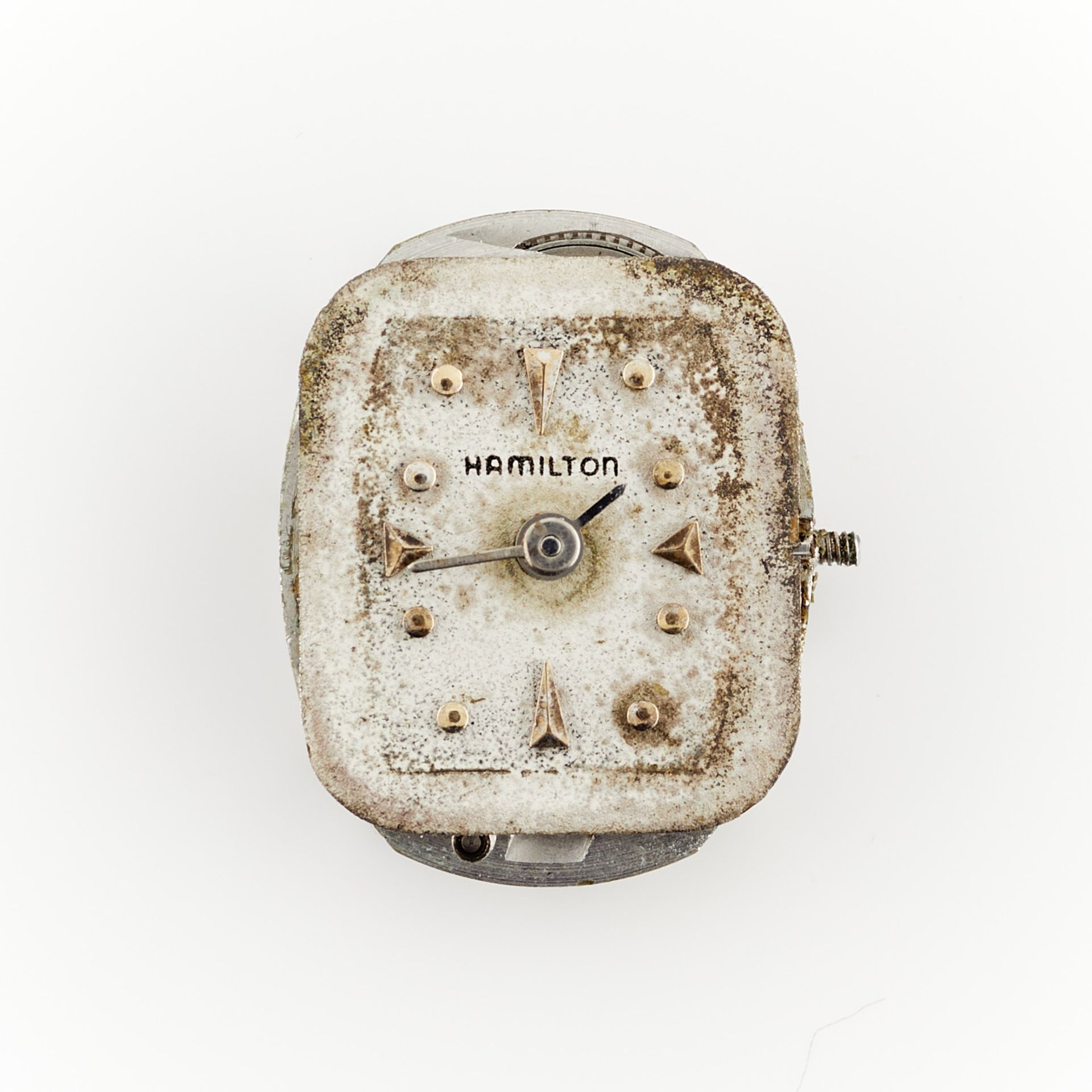 14k Gold Ladies' Hamilton Wristwatch with Diamonds - Image 11 of 12