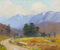 Nicholas R. Brewer Landscape Oil Painting